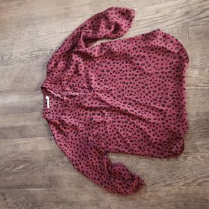 Women's Cheetah Print Blouse